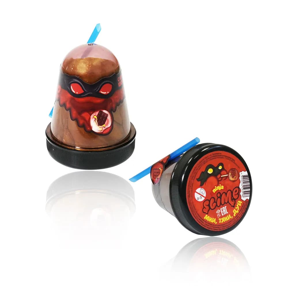 Тянущийся слайм Slime Ninja, Затерянный мир. С ароматом шоколада
