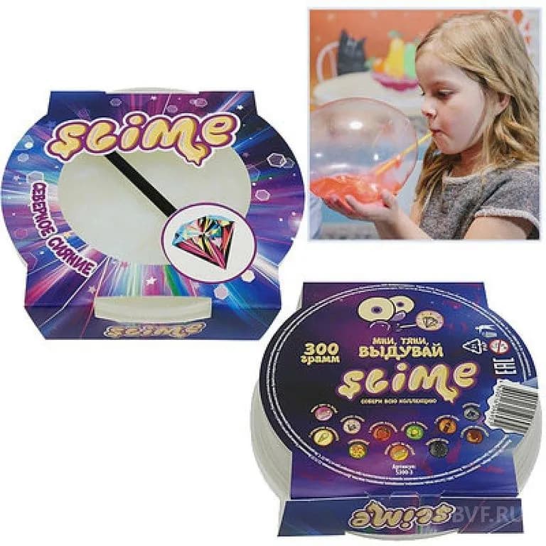 Игрушка ТМ Slime Mega, северное сияние
