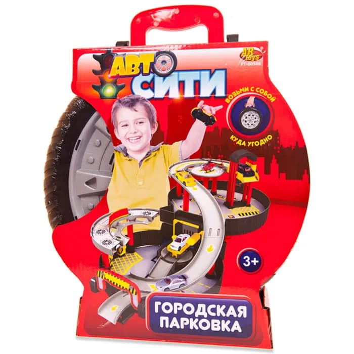 Игровой набор "Городская парковка" - АвтоСити, 3 уровня