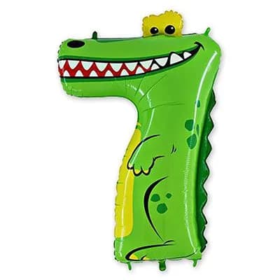Цифра "7" Grabo животные Крокодил