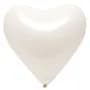 Шар однотонный сердце everts frosty White АРТ 31